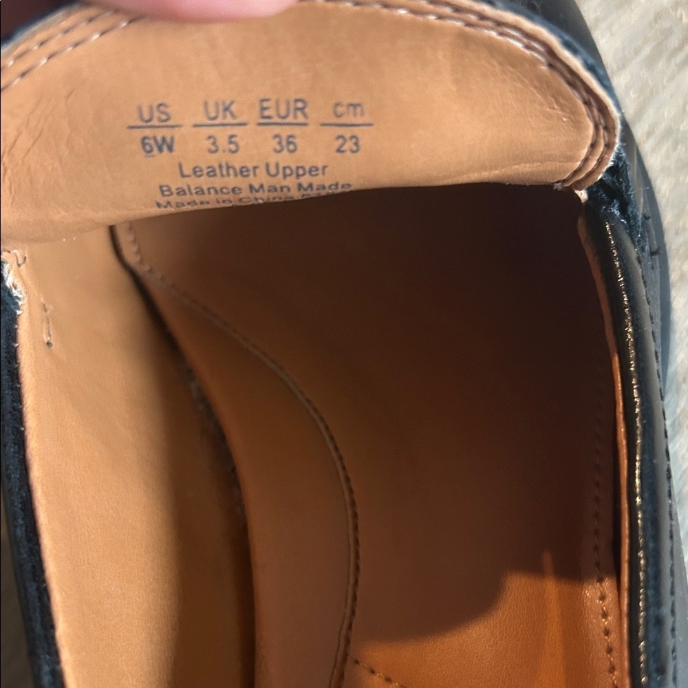 Franco Sarto Shiny Black Loafers - Picture 8 of 8